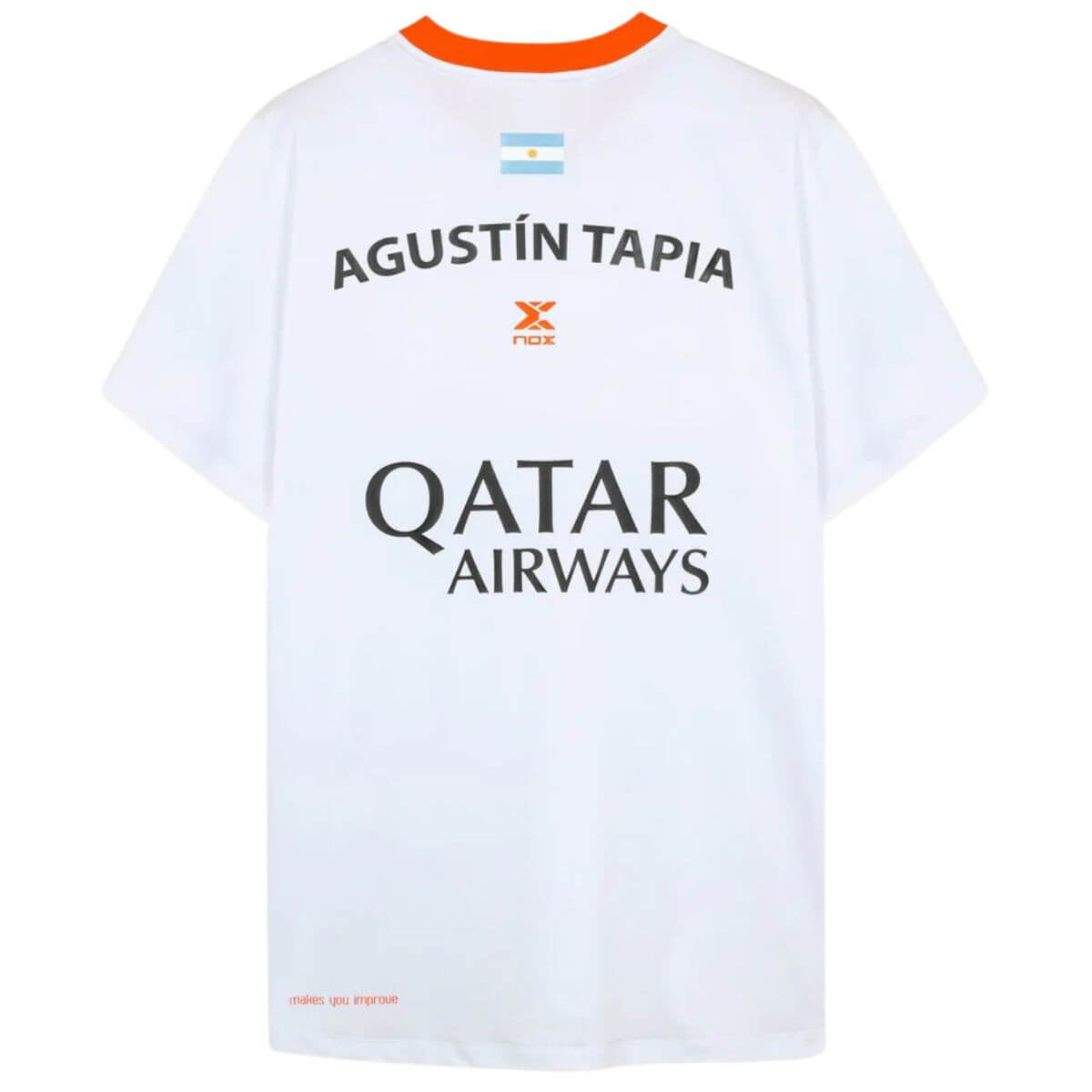 Polera Nox Polo Sponsor AT10 Blanca 2023 - Sur SportsVestuario
