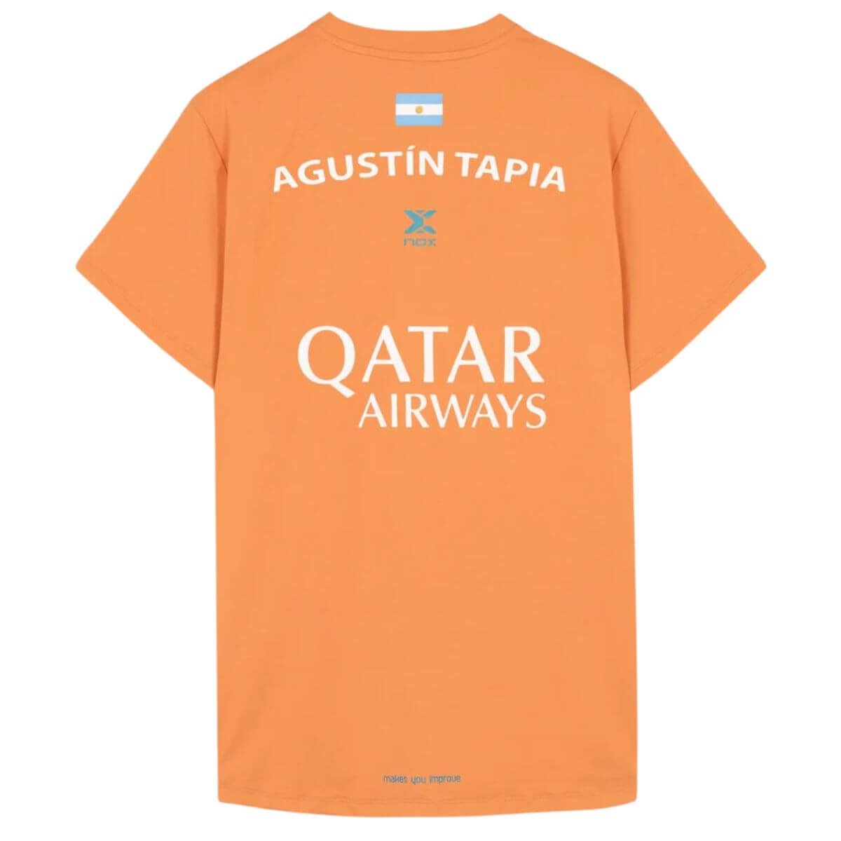 Polera Nox Polo Sponsor AT10 Mandarina 2023 - Sur SportsVestuario