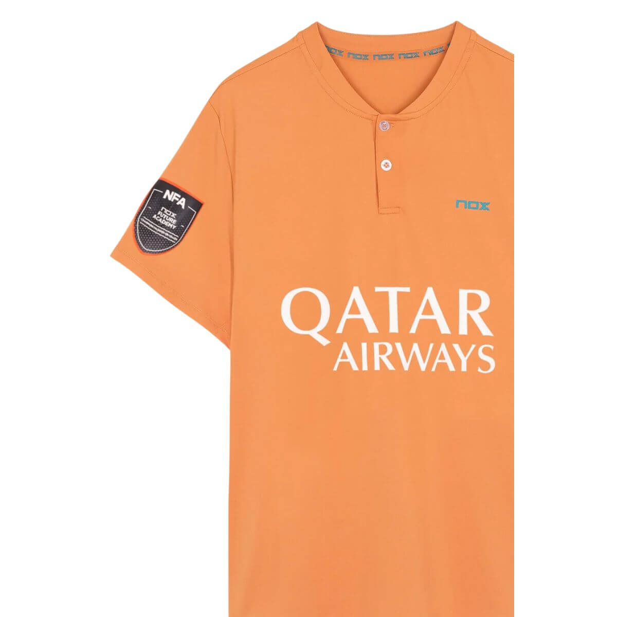 Polera Nox Polo Sponsor AT10 Mandarina 2023 - Sur SportsVestuario