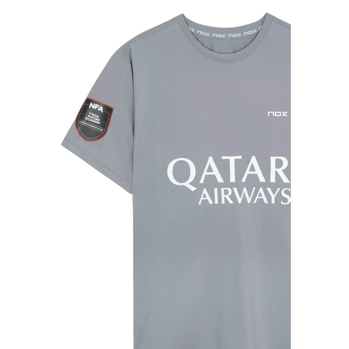 Polera Nox Sponsor AT10 Gris 2023 - Sur SportsVestuario