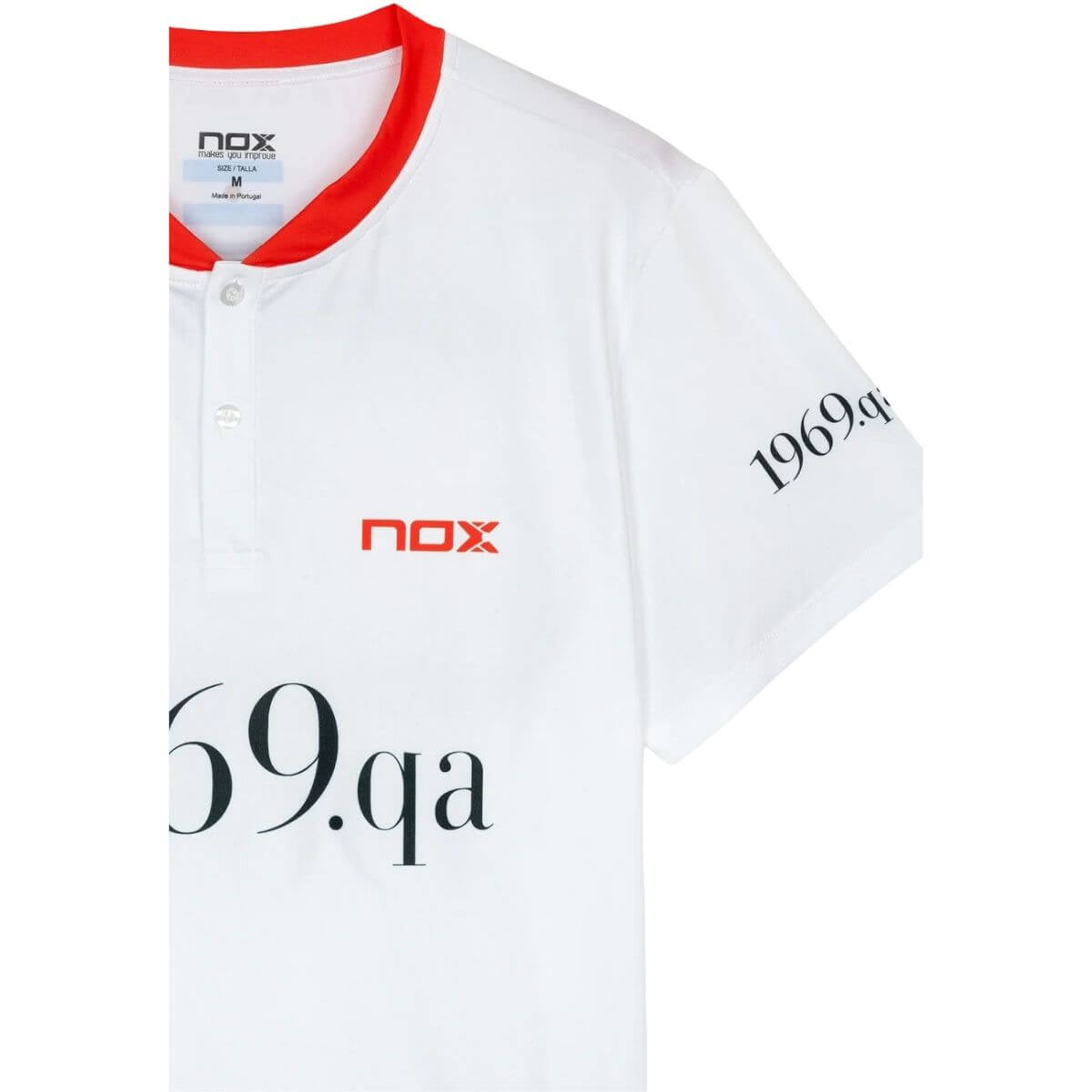 Polera Nox Sponsors AT10 Blanca - Sur SportsVestuario