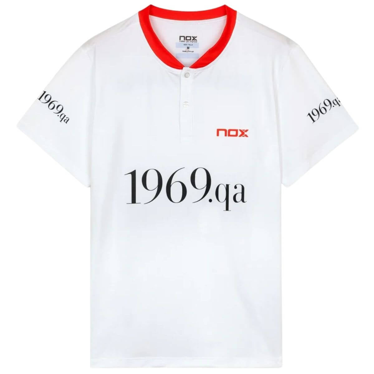 Polera Nox Sponsors AT10 Blanca - Sur SportsVestuario