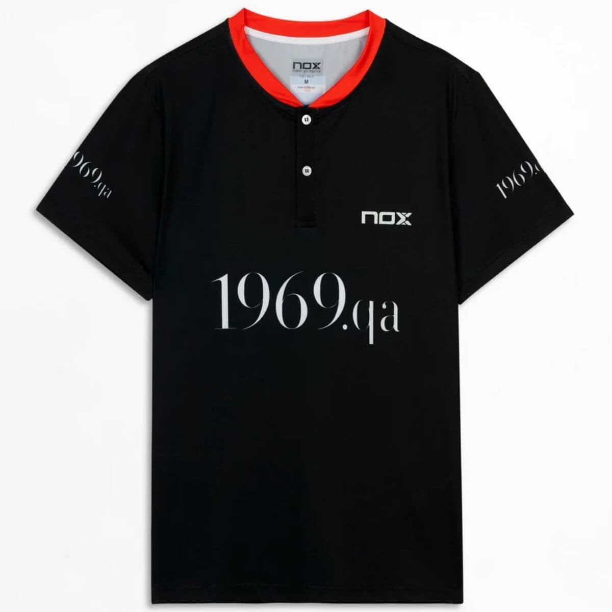 Polera Nox Sponsors AT10 Negra - Sur SportsVestuario