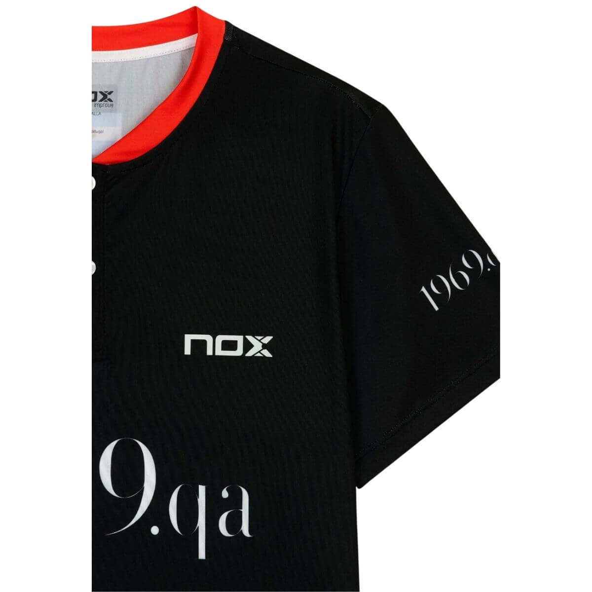 Polera Nox Sponsors AT10 Negra - Sur SportsVestuario
