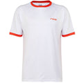 Polera Nox Team Blanca Logo Rojo