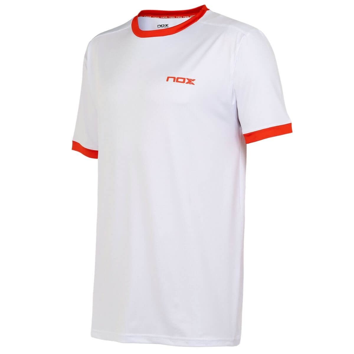 Polera Nox Team Blanca Logo Rojo - Sur SportsVestuario