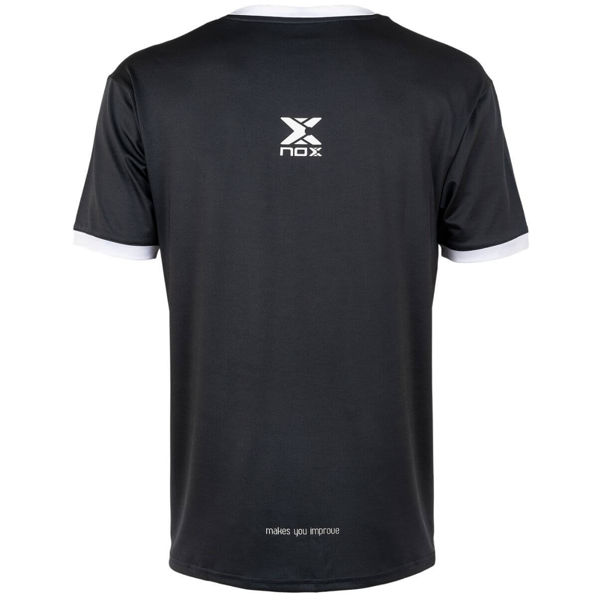 Polera Nox Team Plomo Logo Blanco - Sur SportsVestuario