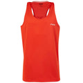 Polera Nox Tirantes Microperforada Team Roja Logo Blanco