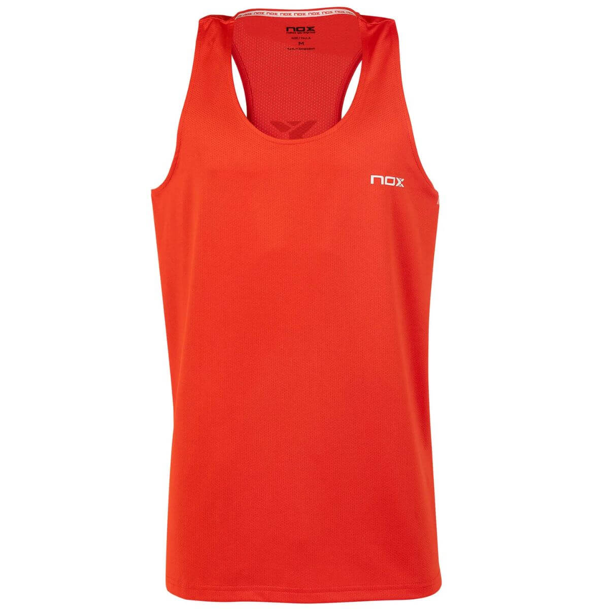 Polera Nox Tirantes Microperforada Team Roja Logo Blanco - Sur SportsVestuario