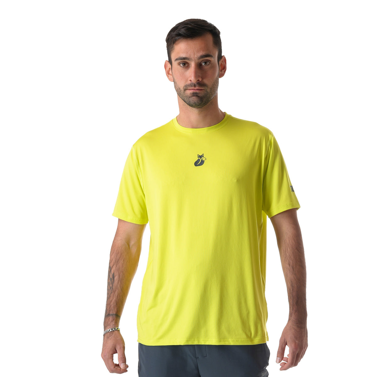 Polera Poly Tilki Temel - Amarillo Fluor