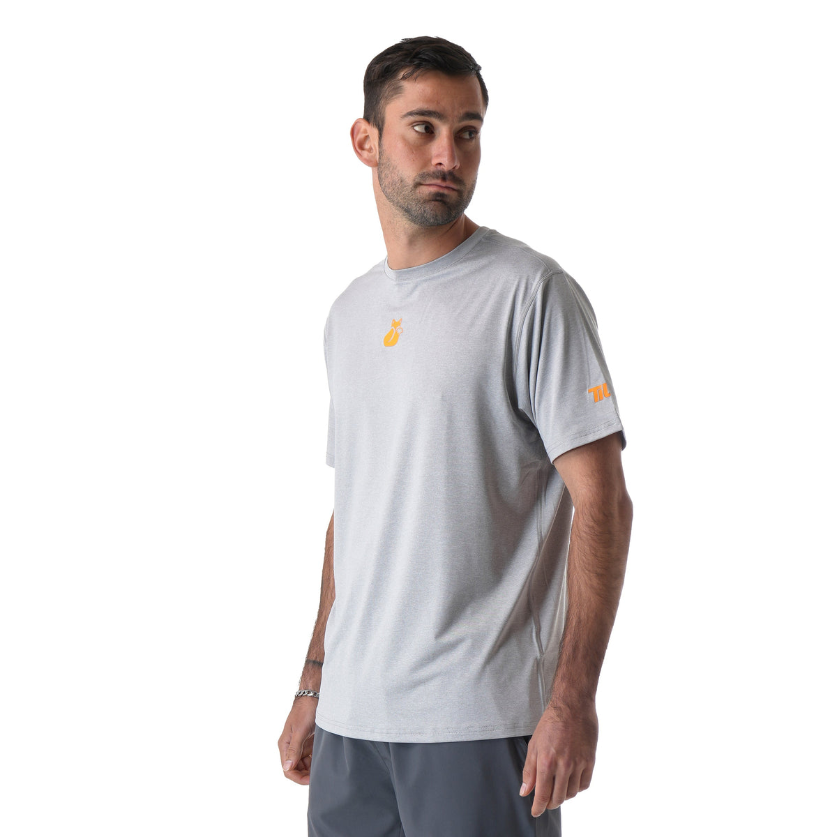 Polera Poly Tilki Temel - Gris