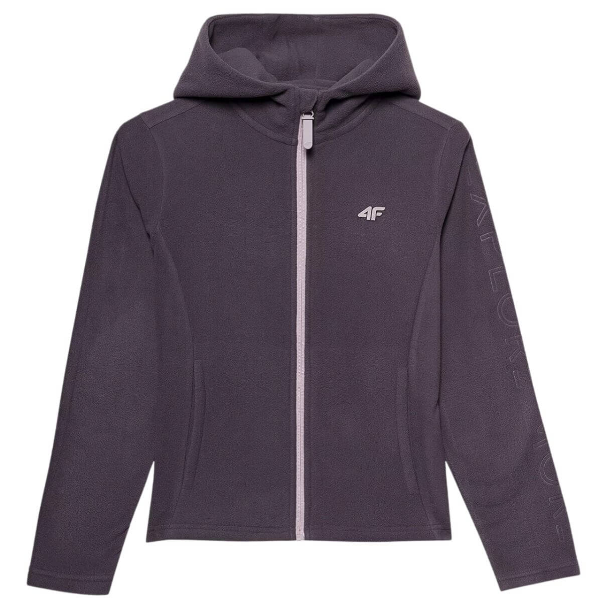 Poleron 4F Niña Morado Oscuro - Sur SportsVestuario