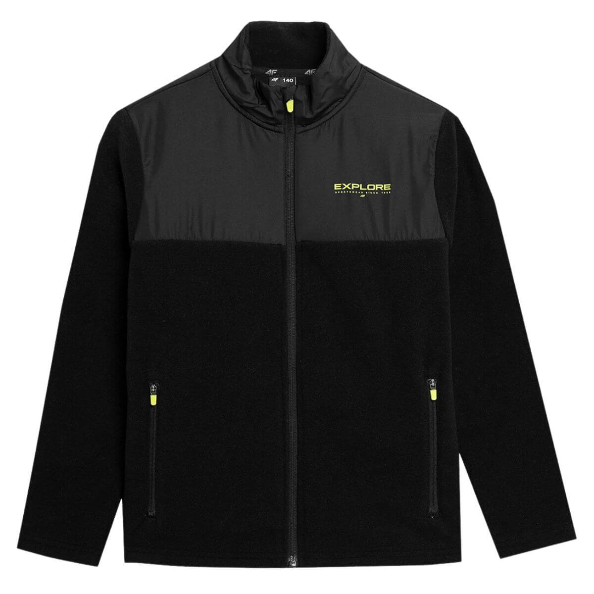 Poleron 4F Niño Negro - Sur SportsVestuario