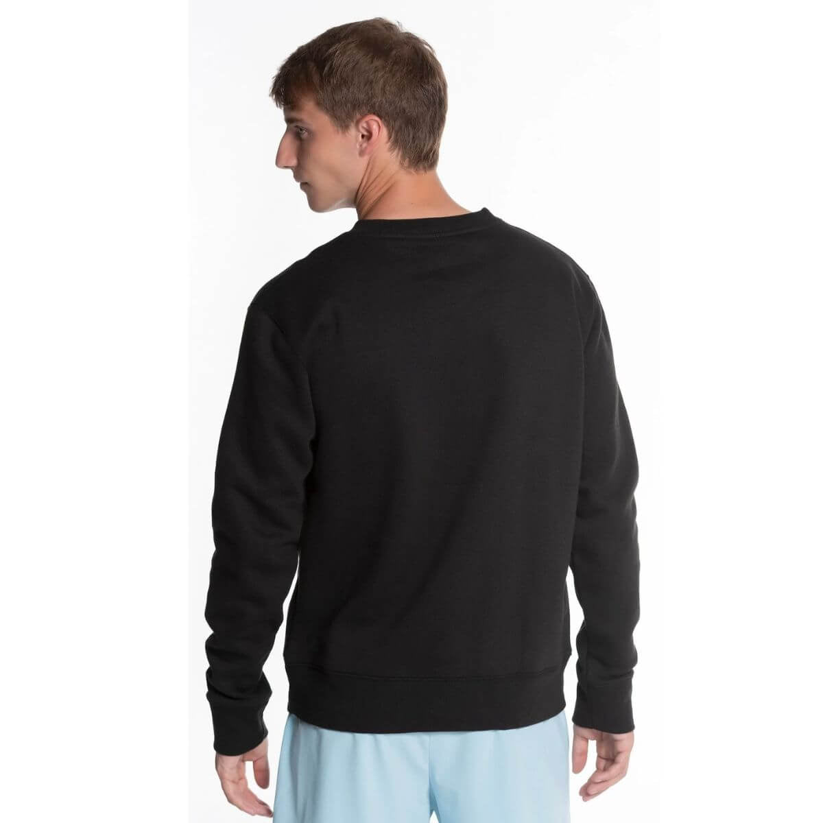 Poleron Nox Negro Logo Blanco - Sur SportsVestuario
