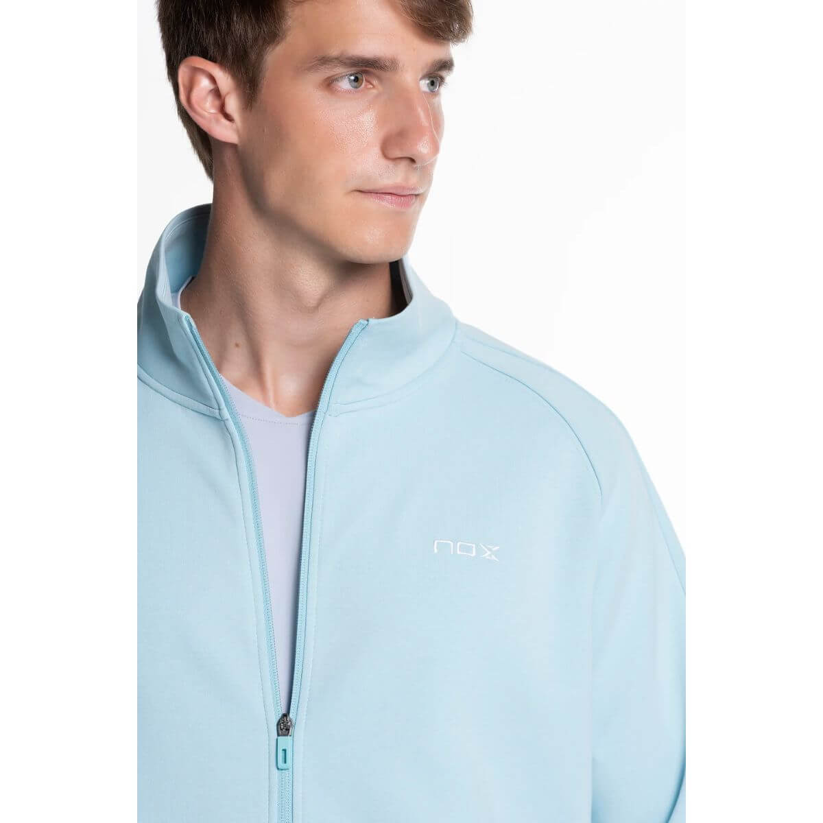 Poleron Nox Pro Azul Cielo - Sur SportsVestuario