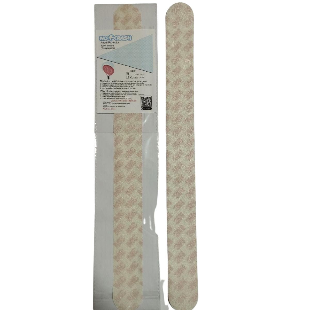 Protector Pala Padel No+Crash Silicona Corrugado Talla L - Sur SportsAccesorios