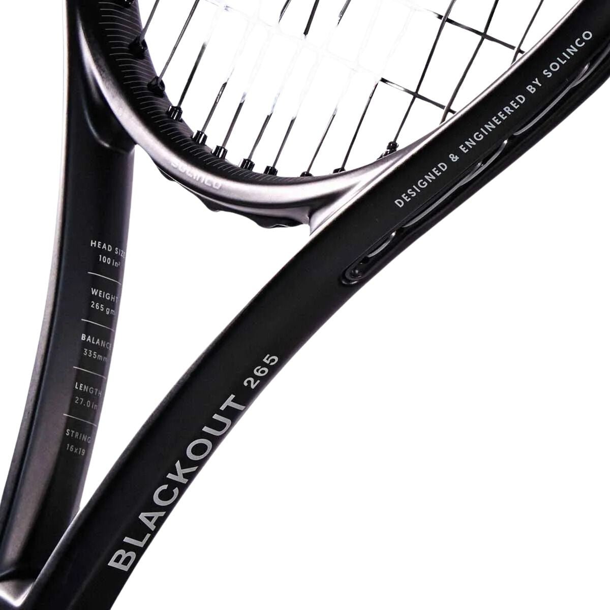 Raqueta Solinco Blackout (265gr) - Sur SportsRaquetas