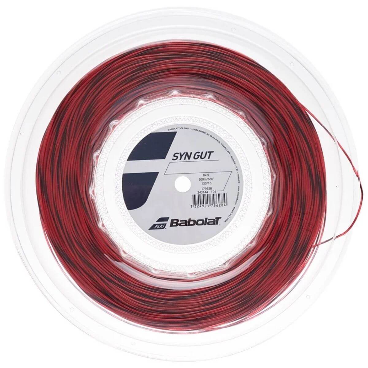 Rollo de Cuerda Babolat Syn Gut Rojo - Sur SportsAccesorios