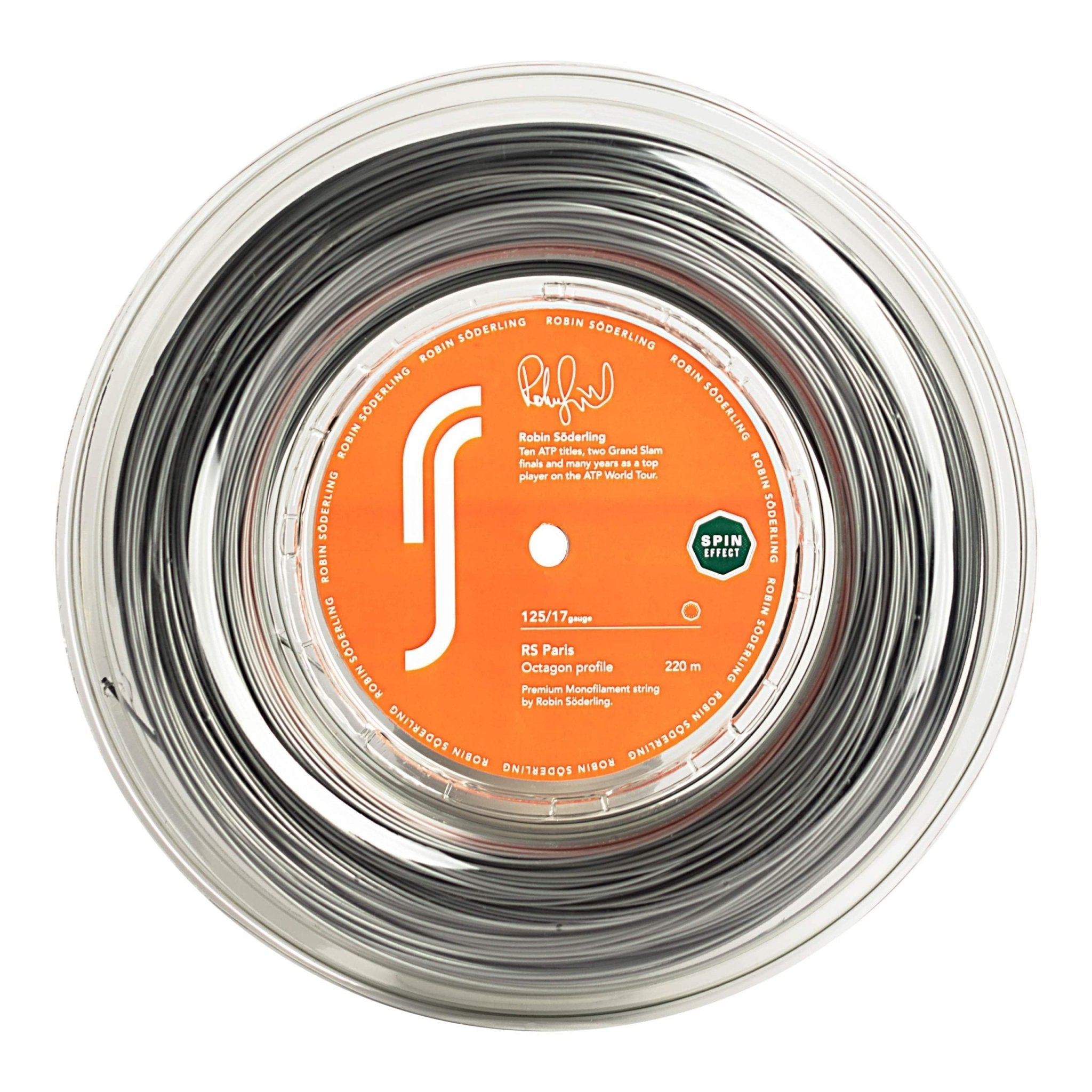 Rollo de Cuerda Robin Soderling Paris Gris (220m) - Sur SportsAccesorios