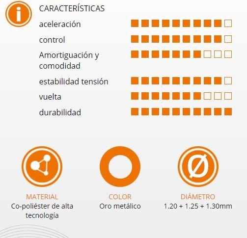 Rollo de Cuerda Signum Pro Firestorm Dorado (200m) - Sur SportsAccesorios