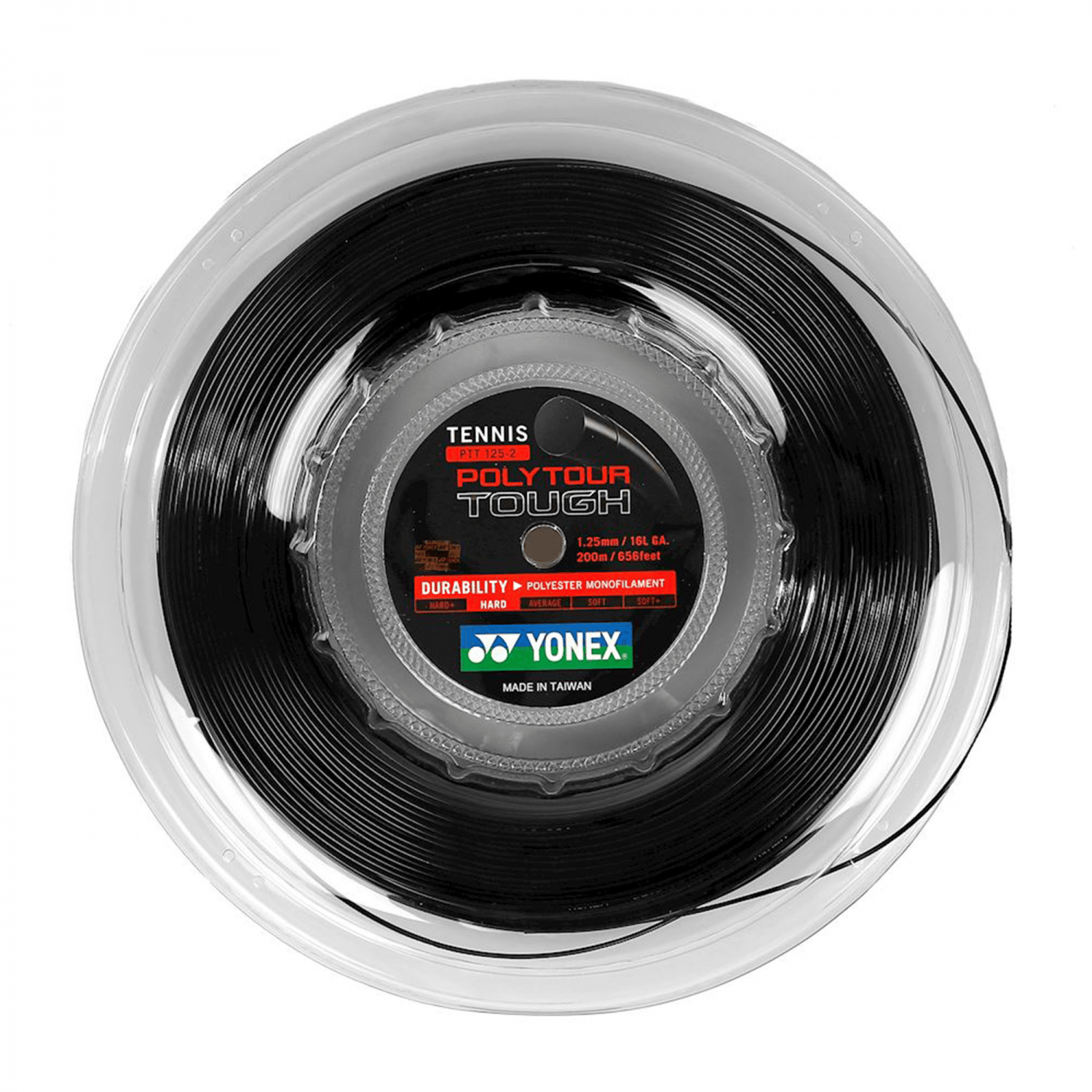 Rollo de Cuerda Yonex Poly Tour Tough Negro (200m) - Sur SportsAccesorios
