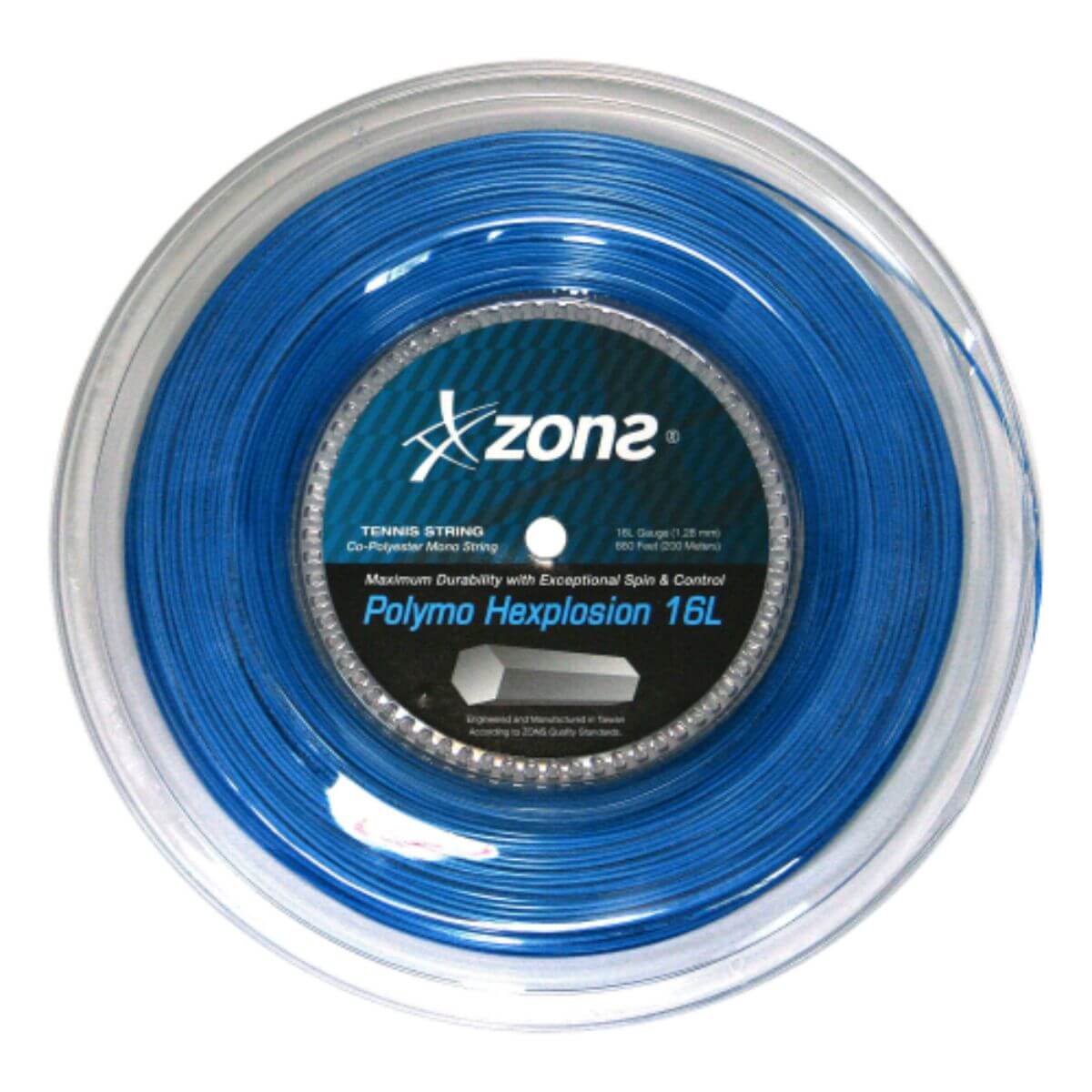 Rollo de Cuerda Zons Polymo Hexplosion Azul (200m) - Sur SportsAccesorios