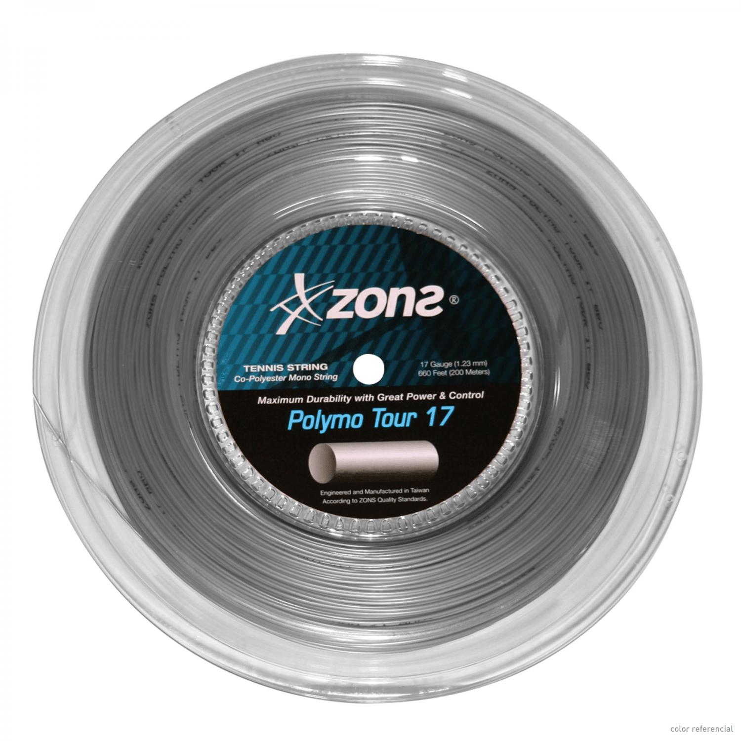 Rollo de Cuerda Zons Polymo Tour Gris (200m) Gris - Sur SportsAccesorios