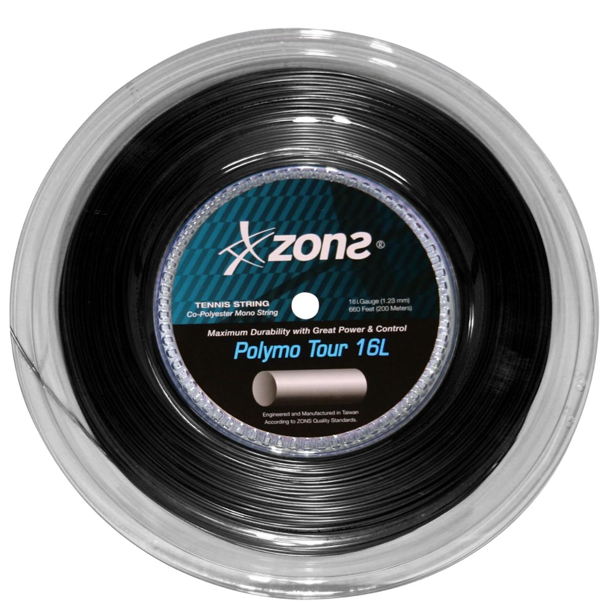 Rollo de Cuerda Zons Polymo Tour Negro - Sur SportsRollos y cuerdas