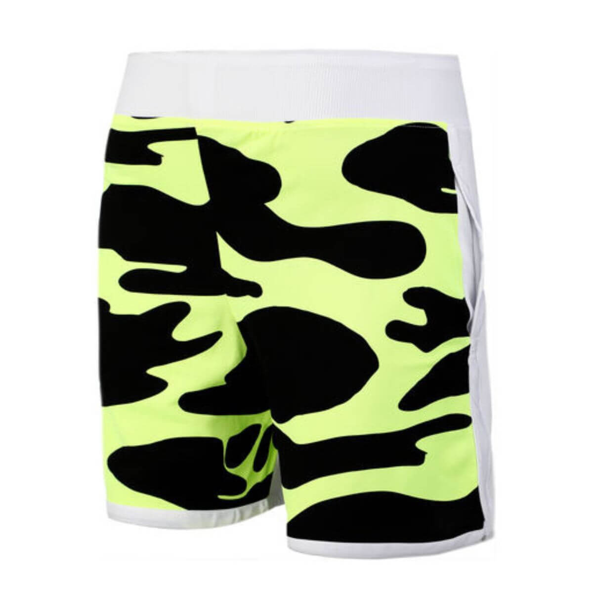 Short Hydrogen Camuflaje Técnico Blanca Amarillo Fluor Hombre - Sur SportsVestuario