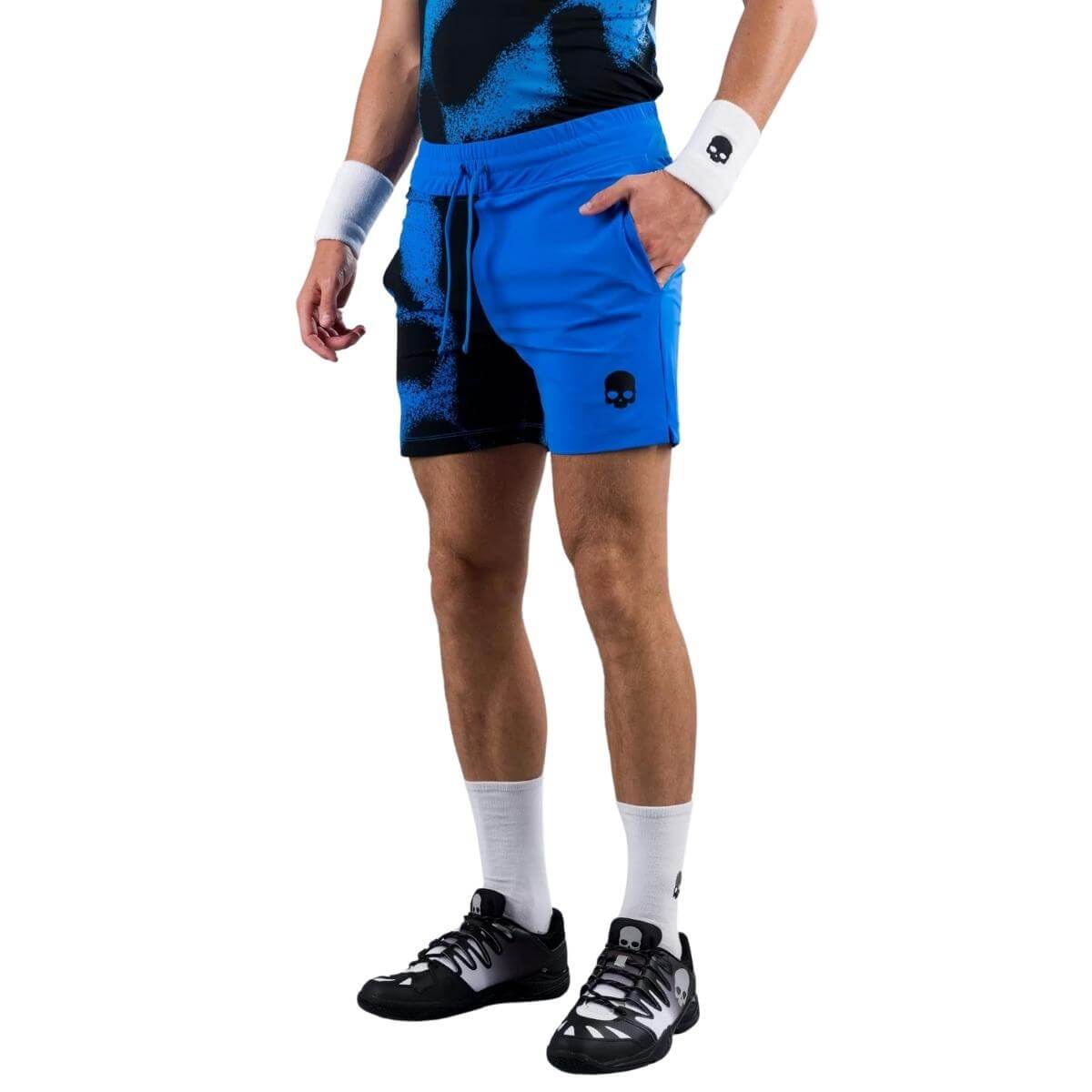 Short Hydrogen Técnico Spray Azul - Sur SportsVestuario