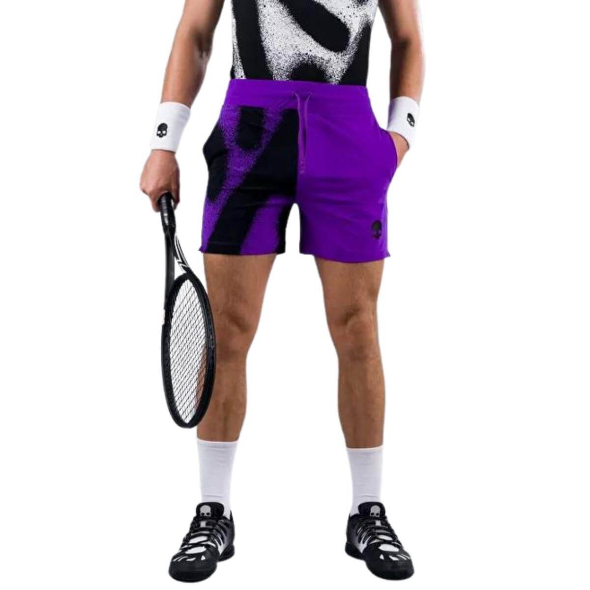 Short Hydrogen Técnico Spray Morado - Sur SportsVestuario
