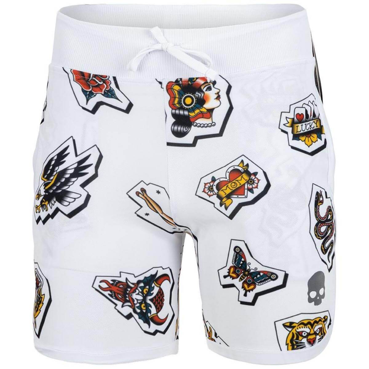Short Hydrogen Técnico Tatto Blanco Hombre - Sur SportsVestuario