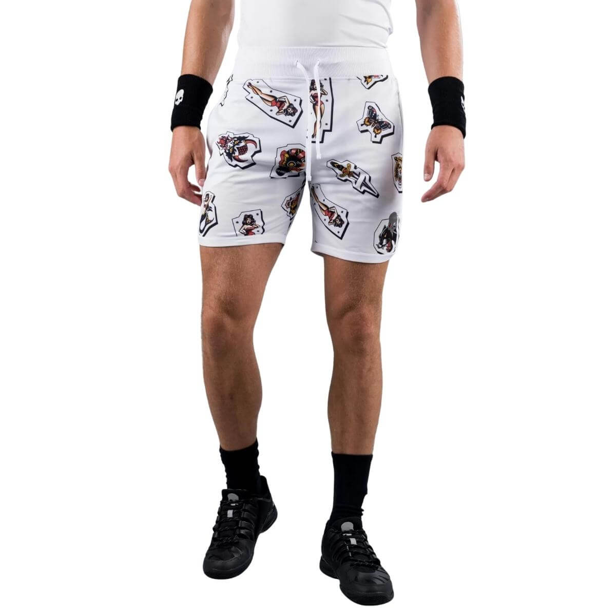 Short Hydrogen Técnico Tatto Blanco Hombre - Sur SportsVestuario