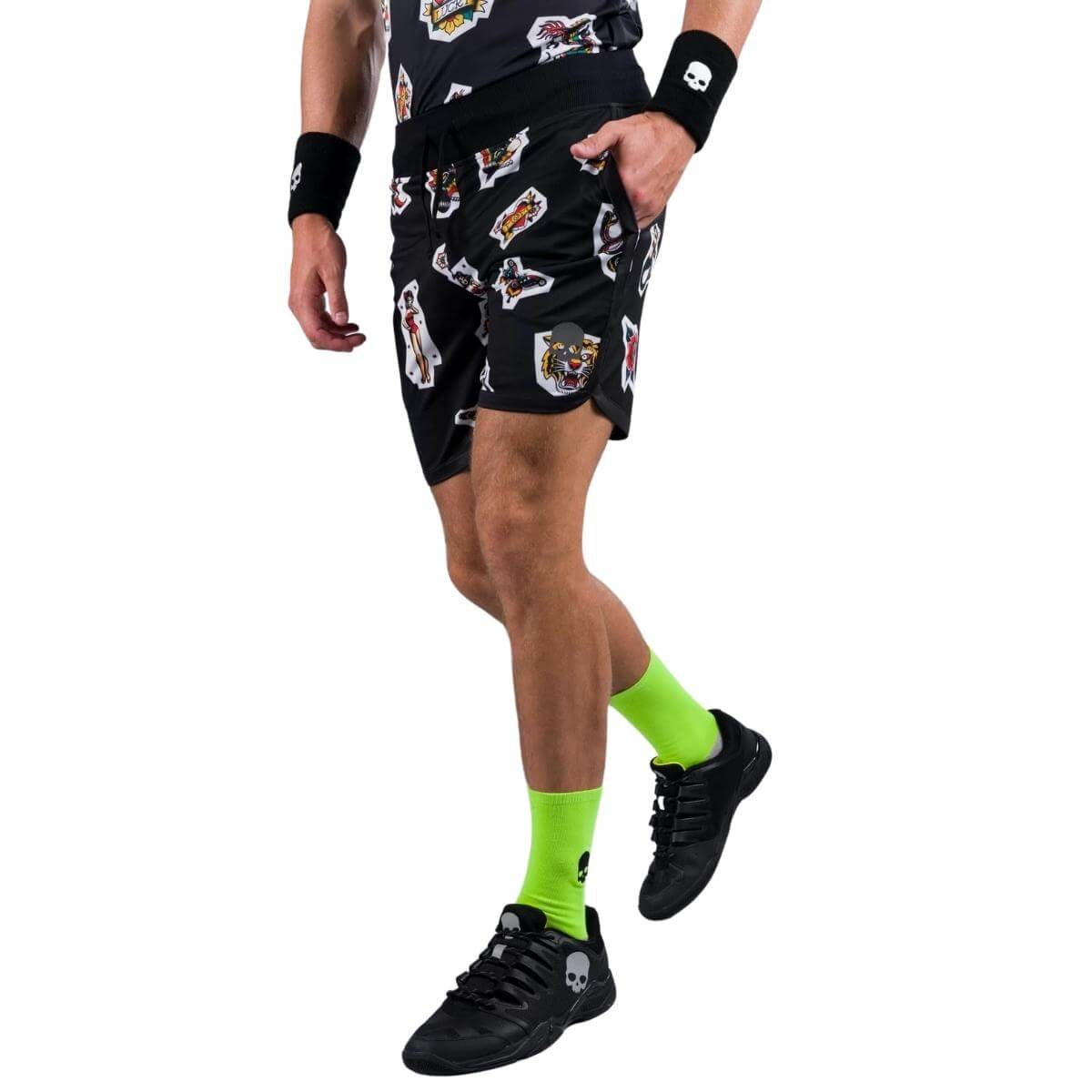 Short Hydrogen Técnico Tattoo Negro Hombre - Sur SportsVestuario
