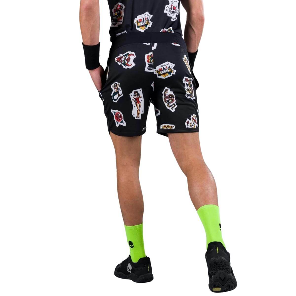 Short Hydrogen Técnico Tattoo Negro Hombre - Sur SportsVestuario