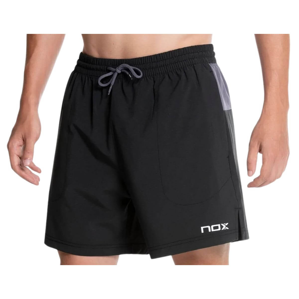 Short Nox Pro Pirata Negro Gris - Sur SportsVestuario