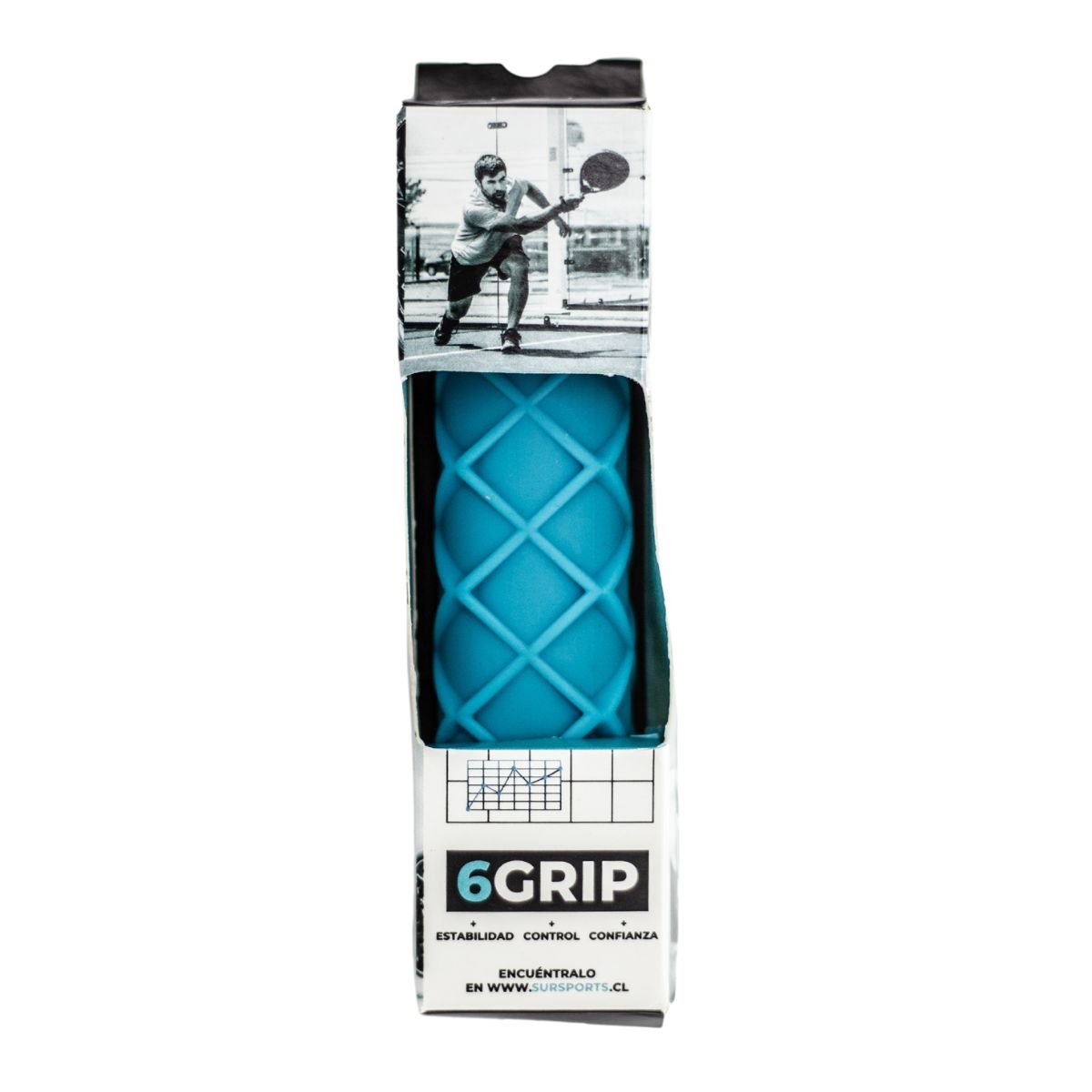 Six Grip Celeste - Sur SportsAccesorios