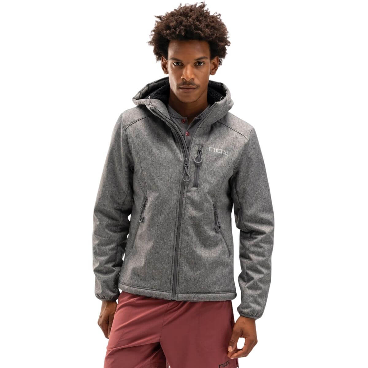 SoftShell Nox Hombre Pro Heather Grey 2023/24 - Sur SportsVestuario