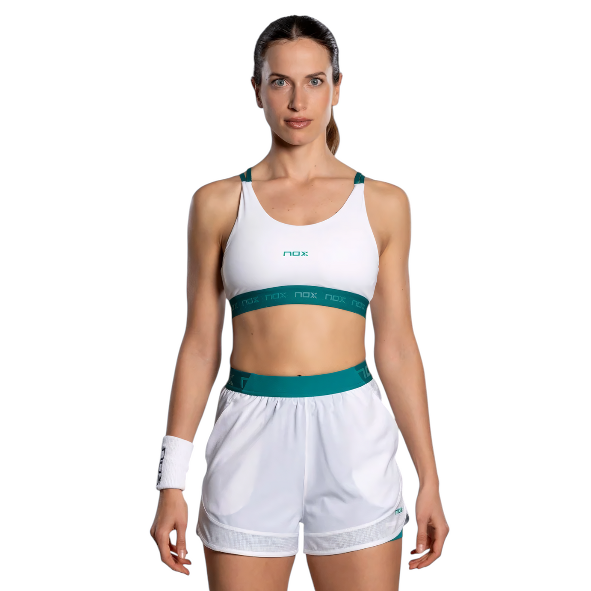 Sujetador Nox Pro White Ivy Green