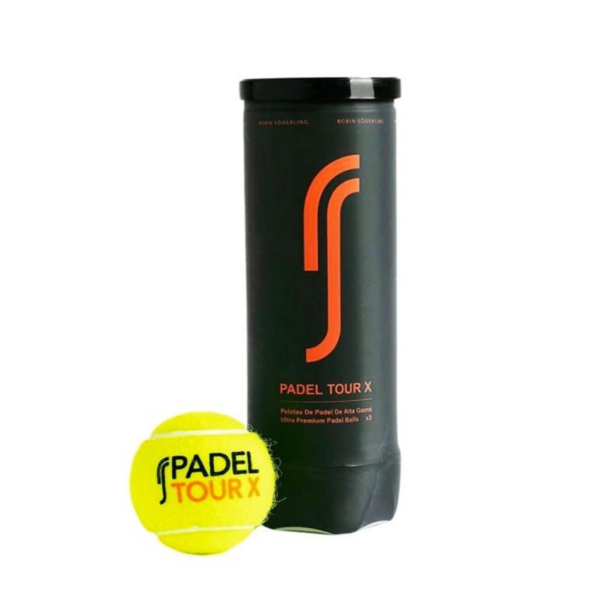 Tarro de Pelota Robin Soderling Padel Tour X X3 – 1 Unidad - Sur SportsPelotas