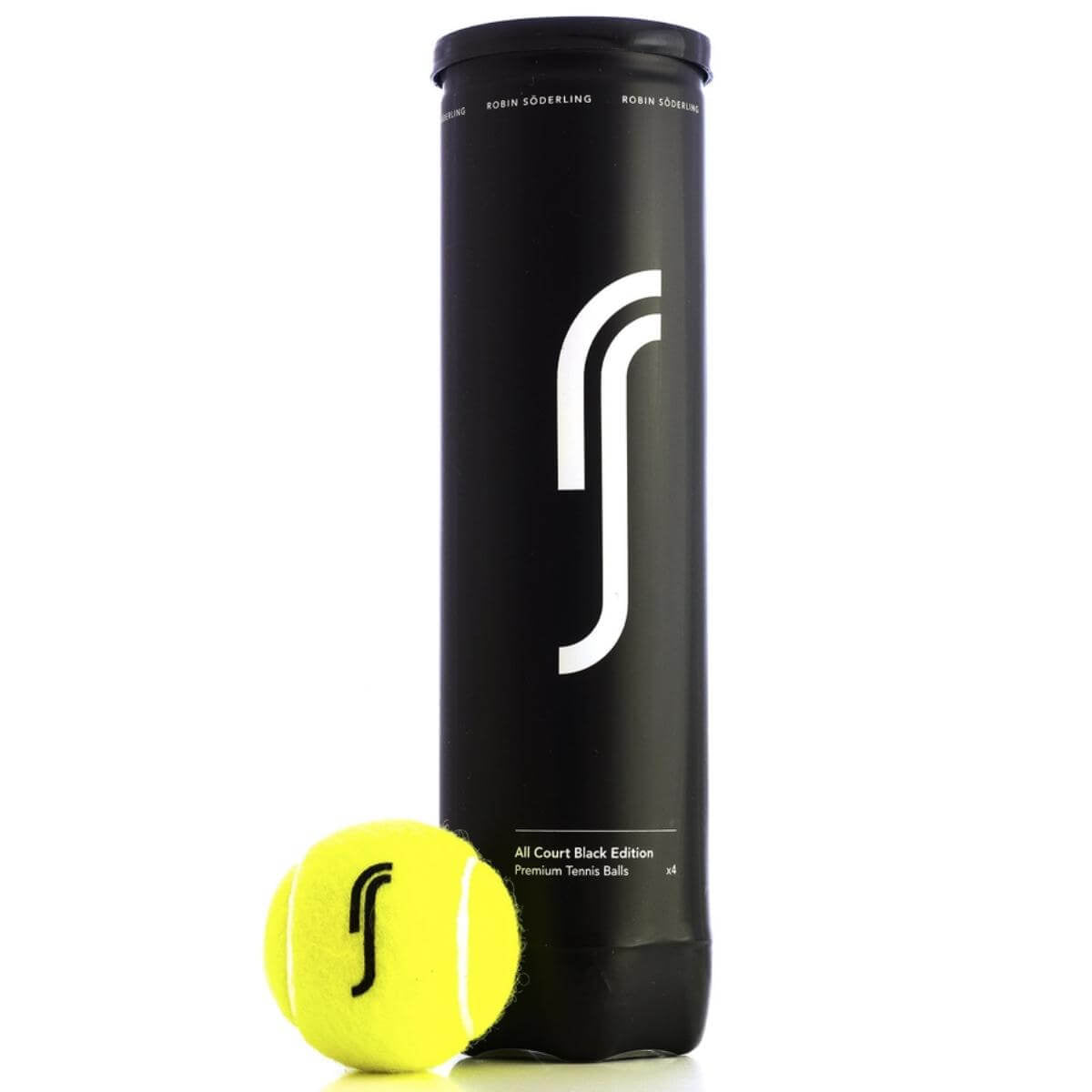 Tarro de Pelota Tenis Robin Soderling Black Edition X4 – 1 Unidad - Sur SportsPelotas