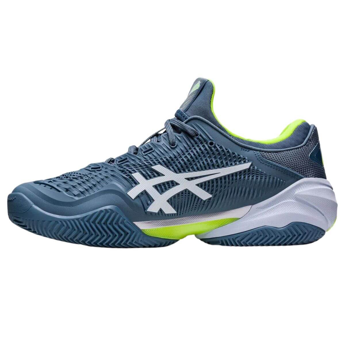 Zapatilla Asics Court FF 3 Clay Steel Blue White - Sur SportsZapatillas