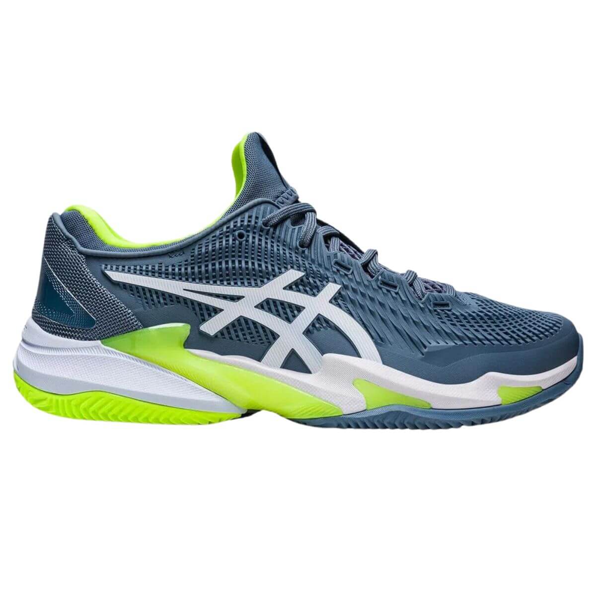 Zapatilla Asics Court FF 3 Clay Steel Blue White - Sur SportsZapatillas