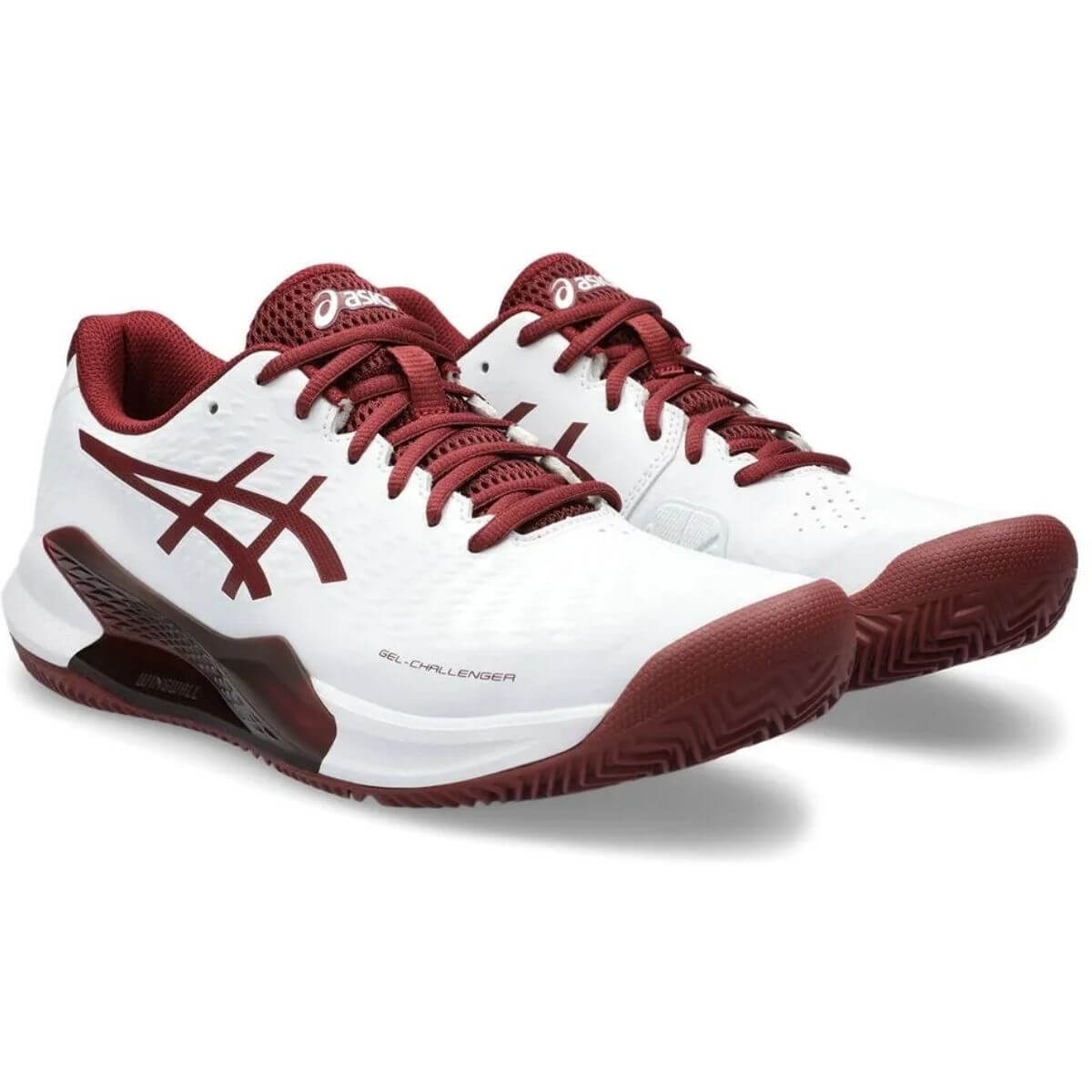 Zapatilla Asics Gel Challenger 14 Clay White Antique Red - Sur SportsZapatillas