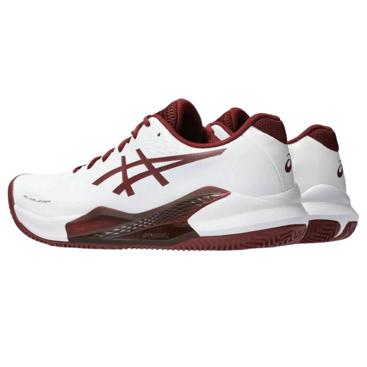 Zapatilla Asics Gel Challenger 14 Clay White Antique Red - Sur SportsZapatillas