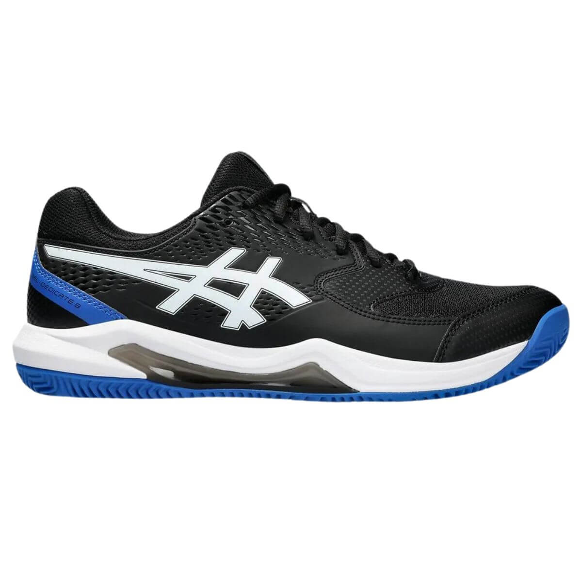 Zapatilla Asics Gel Dedicate 8 Clay Black Tuna Blue - Sur SportsZapatillas