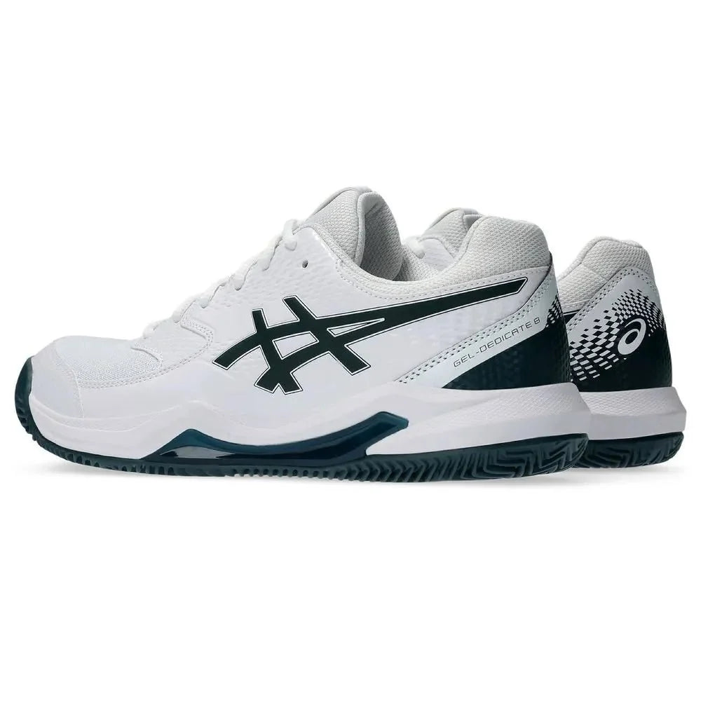 Zapatilla Asics Gel Dedicate 8 Clay White Saxon Green - Sur SportsZapatillas