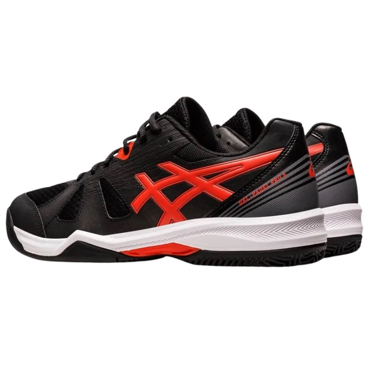 Zapatilla Asics Gel Padel Pro 5 Negro Rojo - Sur SportsZapatillas