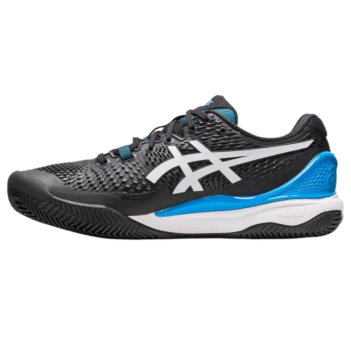 Zapatilla Asics Gel Resolution 9 Clay Black White - Sur SportsZapatillas