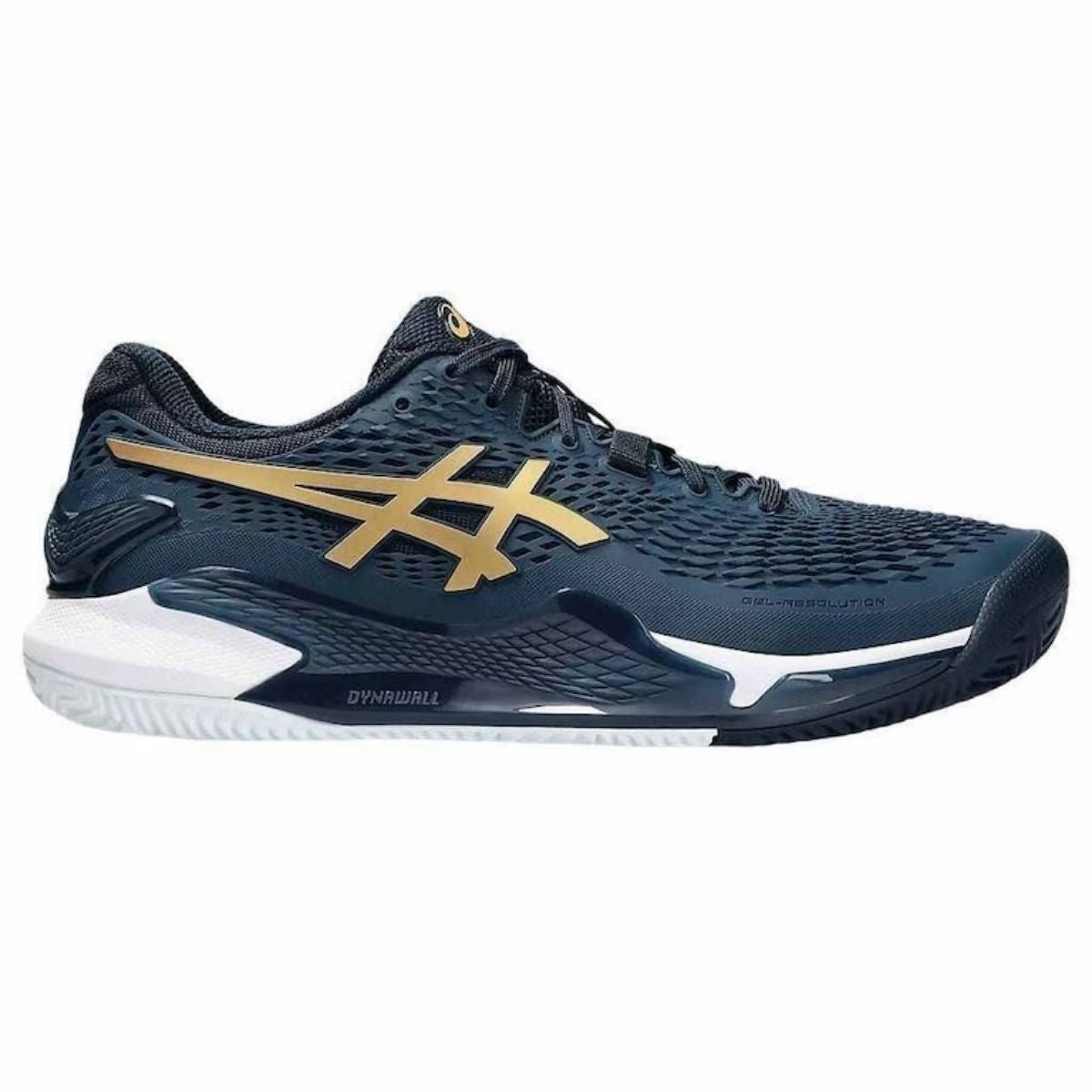 Zapatilla Asics Gel Resolution 9 Clay French Blue Pure Gold - Sur SportsZapatillas